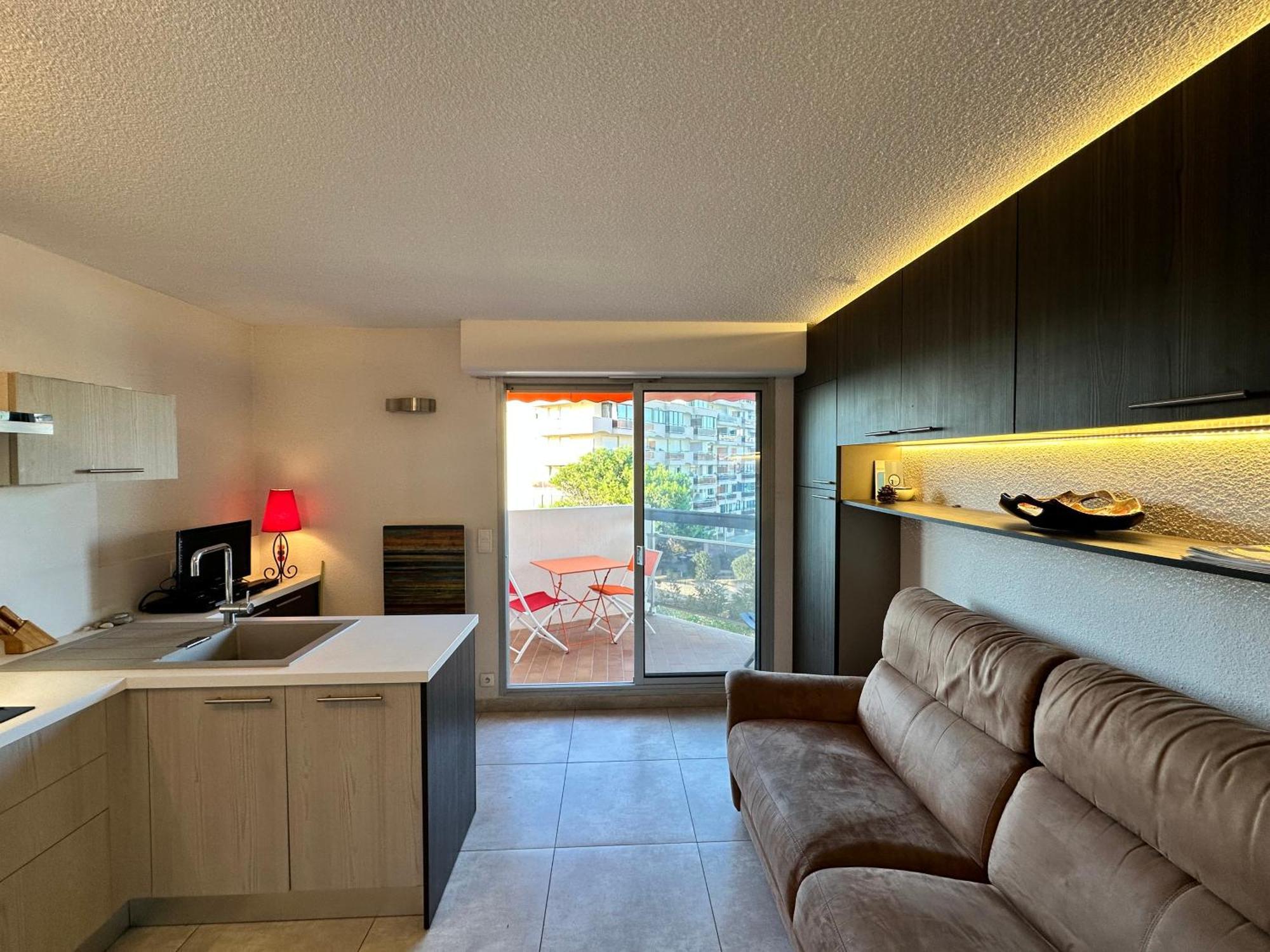 Appartement Studio Vue Sur La Marina Canet-en-Roussillon Luaran gambar